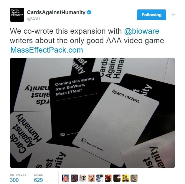 cards against humanity mass effect pack